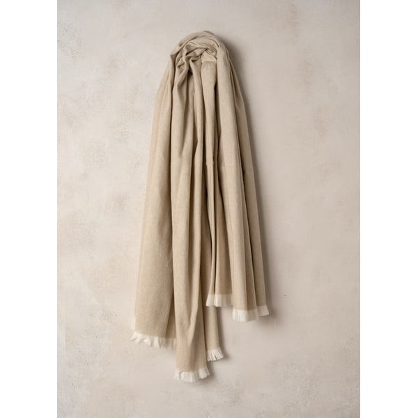 Helebeež puuvillane ruuduline kangas, 140 x 180 cm Linen - Euromant-image-1