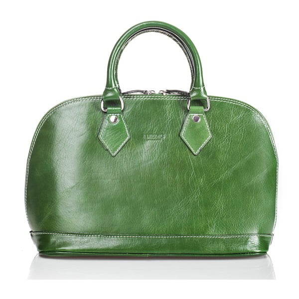 Zelená dámská kabelka z telecí kůže Medici of Florence Rosalia