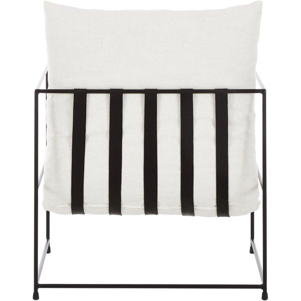 Valge metallraamiga tugitool Wayne - Westwing Collection-image-1