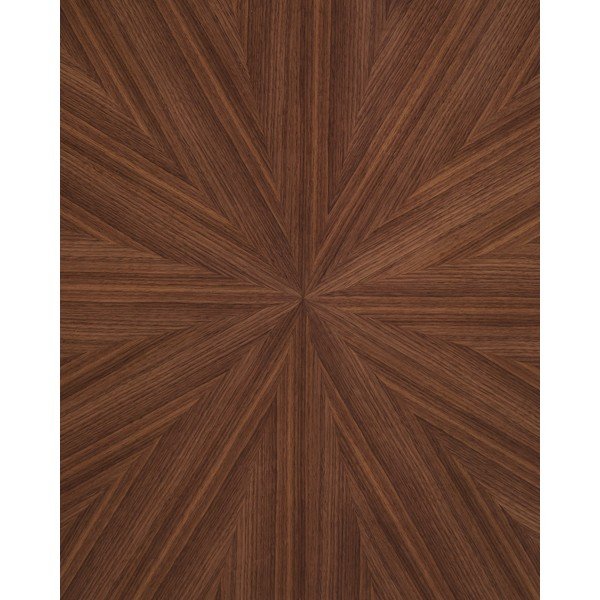 Ümmargune söögilaud pähklipuidu spoonist pealispinnaga ø 120 cm Naanim - Kave Home-image-3