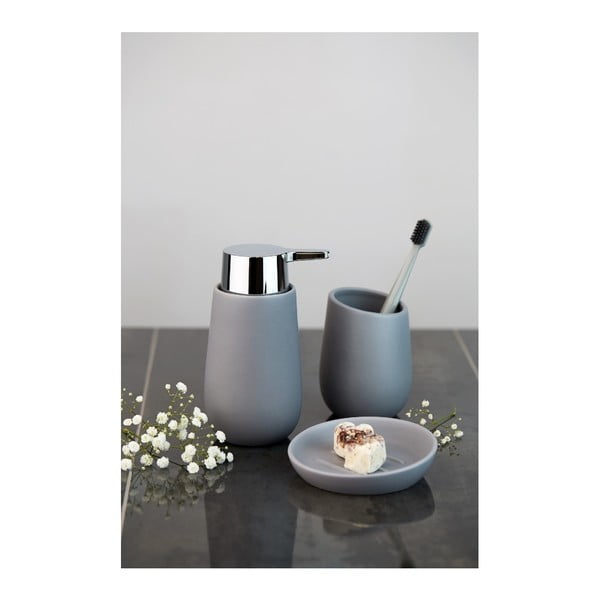 Hall keraamiline tass hambaharjade jaoks Badi - Wenko-image-1