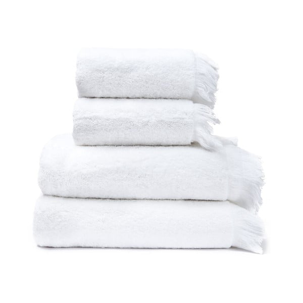 Komplektis 2 valget rätikut ja 2 vannirätikut 100% puuvillast, 50 x 90 + 70 x 140 cm. - Bonami Selection