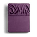 Lilla trikotaažist kummiga lina 220x200 cm Amber - Restilo