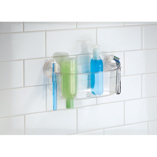 Läbipaistev isekandev korv Suction Spa, pikkus 30 cm - iDesign-image-2