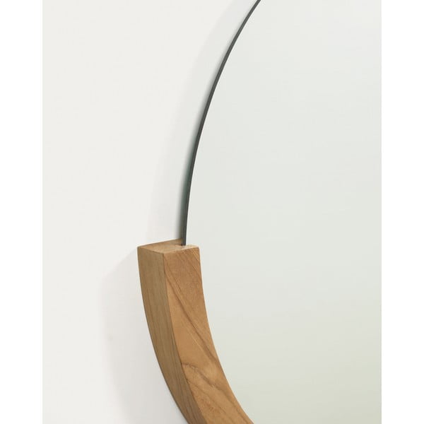 Puidust raamiga seinapeegel 96x55 cm Rokia - Kave Home-image-1