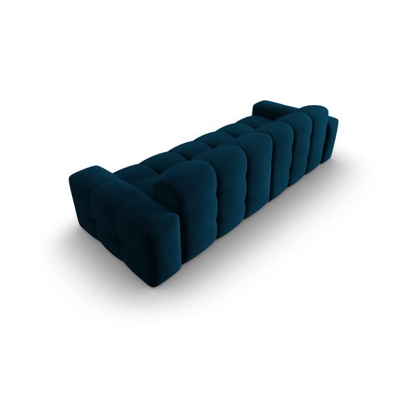 Tumesinine sametne diivan 255 cm Kendal - Micadoni Home-image-4