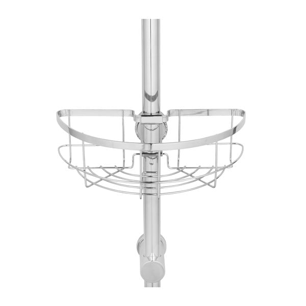 Isekandev vannitoa riiul roostevabast terasest hõbedases toonis Floresta - Wenko-image-3