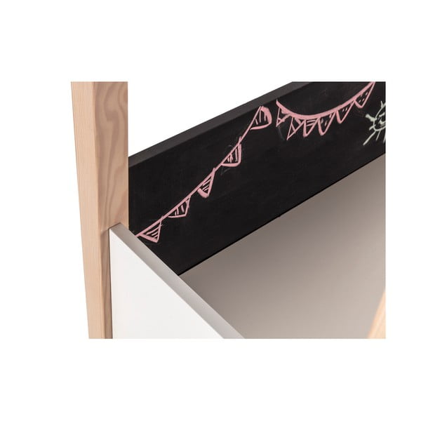 Laste männipuidust kirjutuslaud 40x100 cm Roxana - Marckeric-image-4