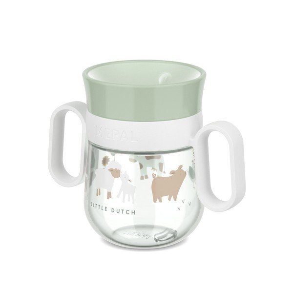 Plastikust laste õhtusöögikomplekt 3 osa Little Farm - Mepal-image-3