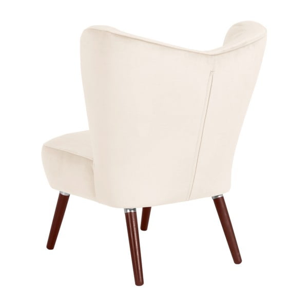 Kreemjas sametist tugitool Sari - Max Winzer-image-2