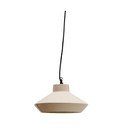 Beež ripplamp keraamilise varjuga, ø 31 cm Portol - Kave Home