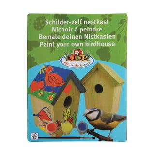 Puidust linnumaja värvidega - Esschert Design