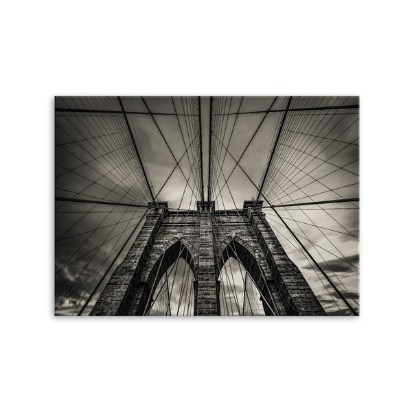 Obraz Styler Canvas Silver Brooklyn, 85 x 113 cm