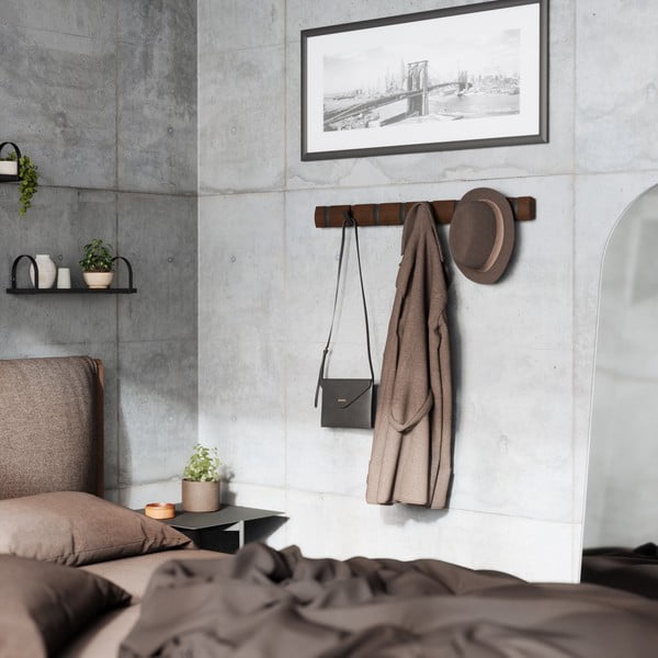 Tumepruun paplipuust seinanagi Flip – Umbra-image-1