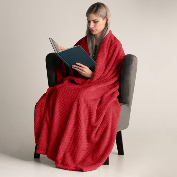 Punane mikrokiudtekk , 220 x 240 cm Henry - DecoKing-image-1