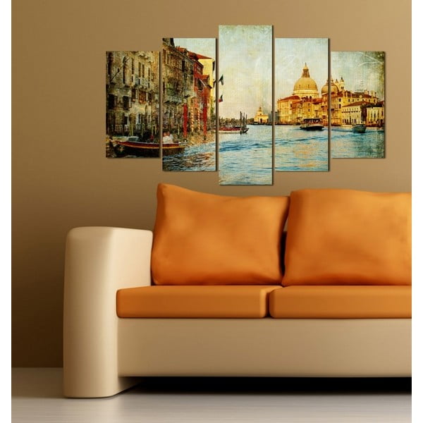 5dílný obraz Venezia
