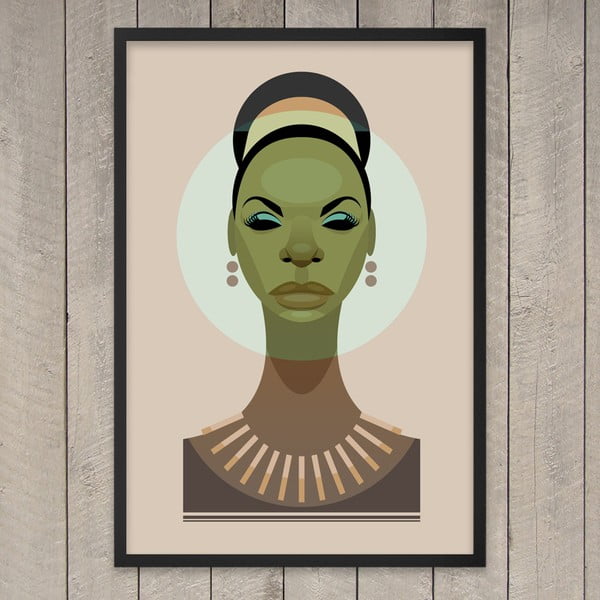 Plakát Nina Simone, 29,7x42 cm