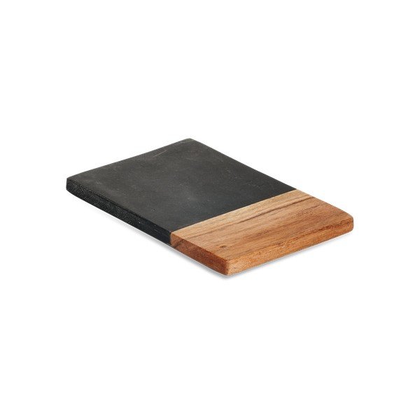 Serveerimislaud kiltkivist ja akaatsiapuidust , pikkus 23 cm Fala - Nkuku