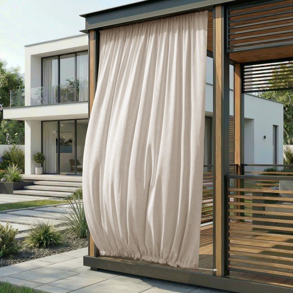 Kreemikas hämardus-/õuekardin Calisto - Filumi-image-2