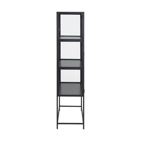 Must metallist vitriinkapp 77x150 cm Seaford - Actona-image-4