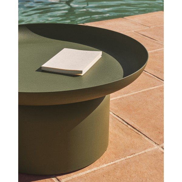 Metallist ümmargune aialaud ø 70 cm Arcola - Kave Home-image-1