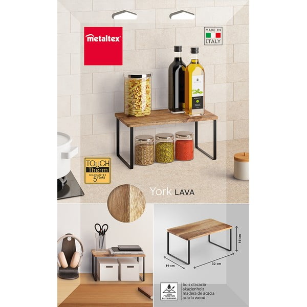 Puidust lisariiul 32x19 cm York - Metaltex-image-3