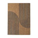 Must/pruun sise- ja õuevaip 160x230 cm Mira 1453 - Ayyildiz Carpets
