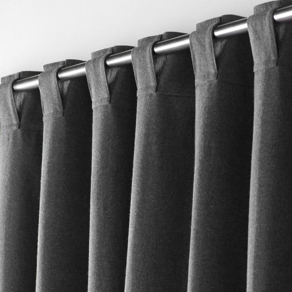 Antratsiitne kardin 140x240 cm Mistraline - douceur d'intérieur-image-2