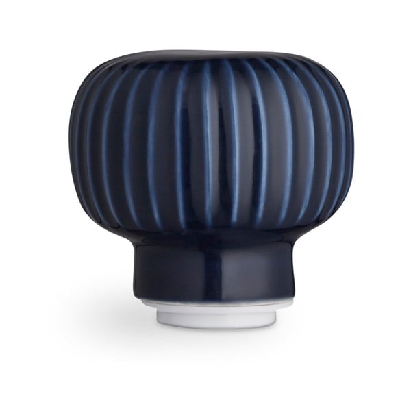 Tammepuidust vürtsimurustaja tumesinise Hammershoi portselanist detailiga, kõrgus 17,5 cm. Hammershøi - Kähler Design-image-4