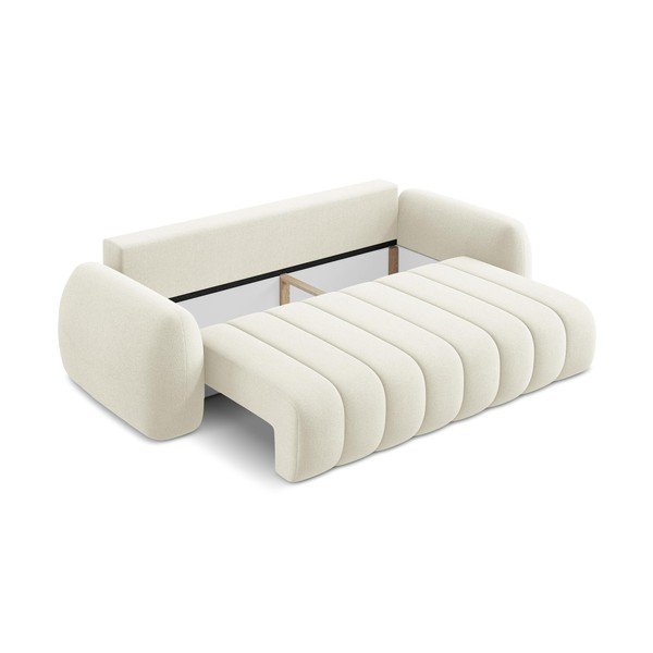 Beež panipaigaga bukleekangast diivanvoodi 266 cm Pele - Makamii-image-3