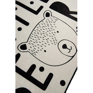 Must-valge laste libisemisvastane vaip , 100 x 160 cm Little Bear - Conceptum Hypnose