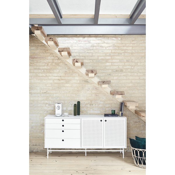 Valge kapp, laius 150 cm Punto - Teulat-image-1