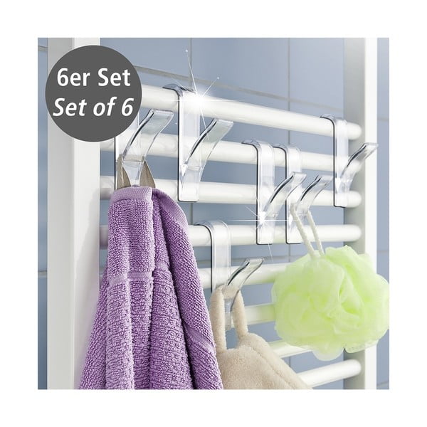 Komplekt 6 konksu radiaatorile Konksud - Wenko-image-1