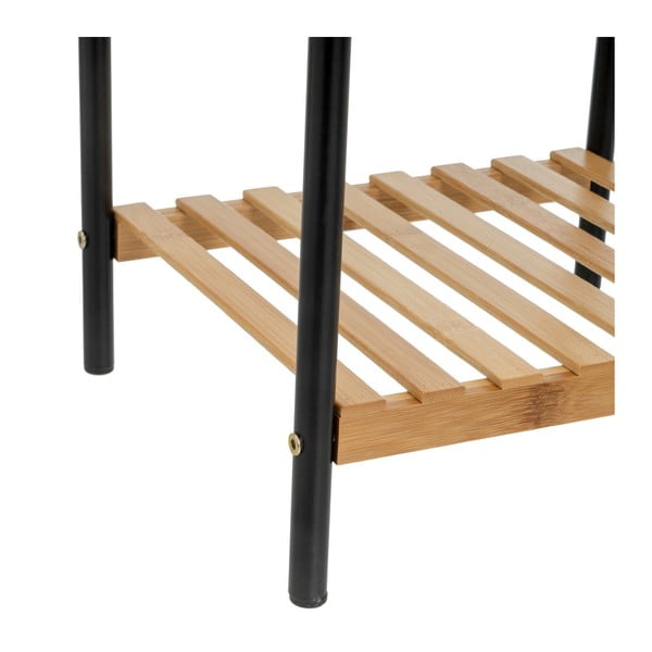 Must-bambusest riiul 30x75 cm - Casa Selección-image-3