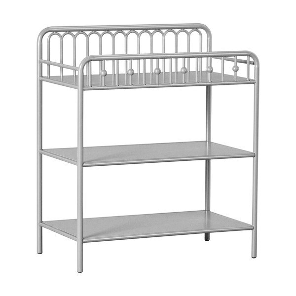 Helehall metallist kõrge laste kummut mähkimislauaga 87x102 cm Monarch Hill – Støraa