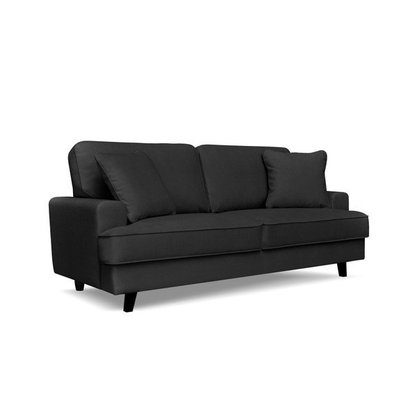 Černá pohovka pro tři Cosmopolitan design Berlin-image-1