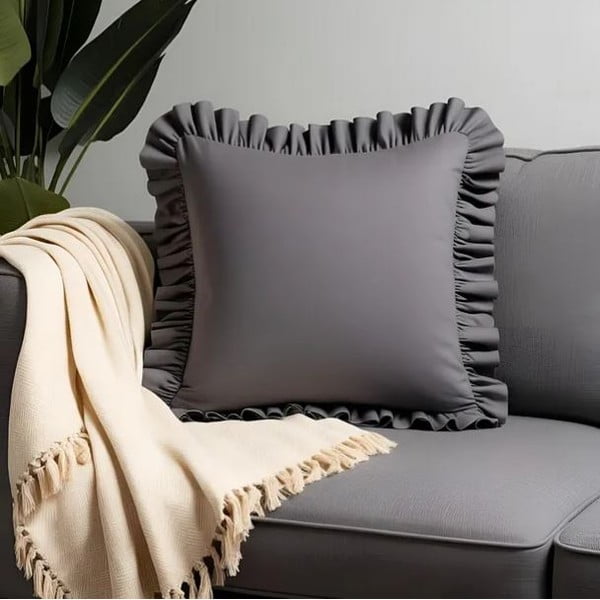 Puuvillaseguga padjakate 40x40 cm Ruffled - Mila Home-image-3