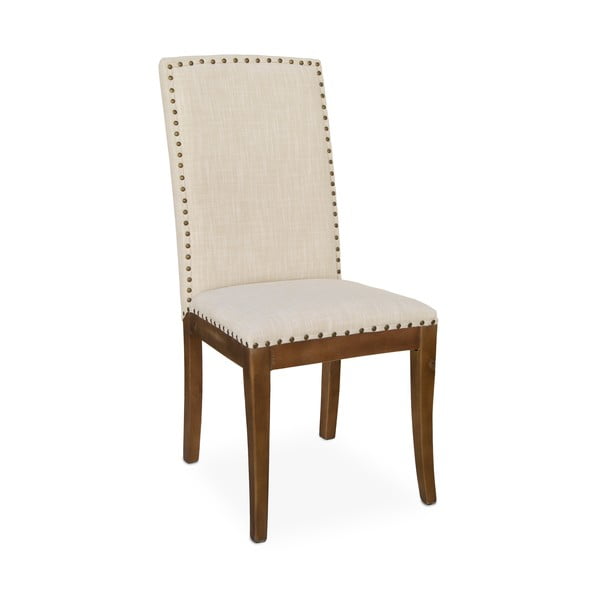 Béžová židle z bukového dřeva Moycor Carla