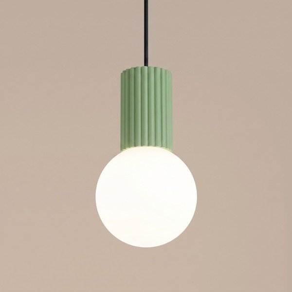 Salveiroheline ripplamp opaalklaasist, ø 12 cm Orbital - Sollux-image-2