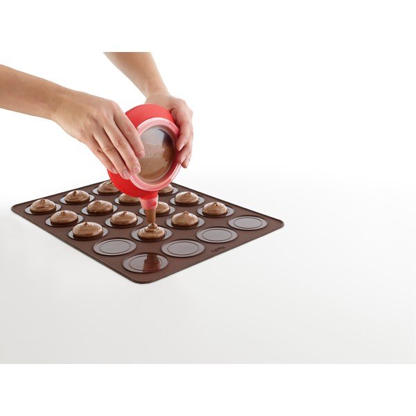 Punane koogi kaunistaja koos 6 lisaseadmega Decomax - Lékué-image-3