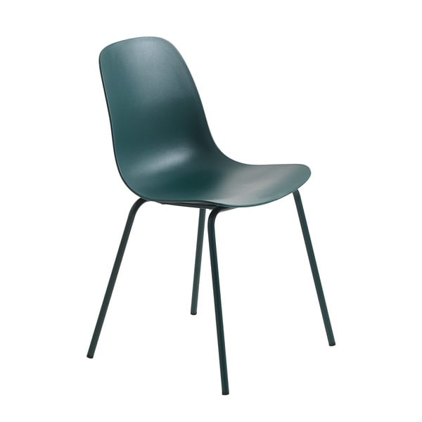 Türkiissinine plastikust söögitool Whitby - Unique Furniture