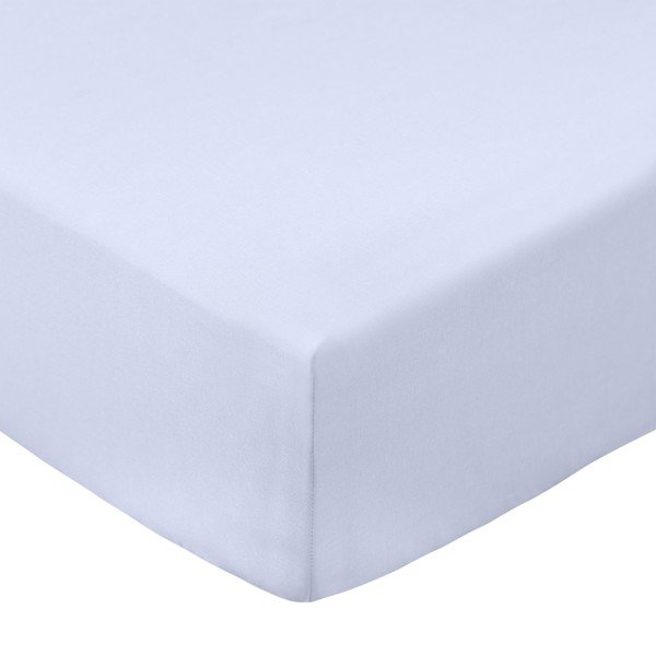 Lavendlivärvi perkal-puuvillane voodilina 150x200 cm Cotton Percale - Bianca