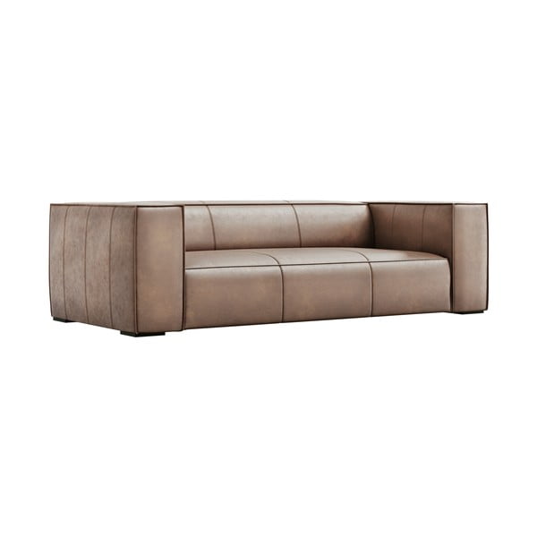 Helepruun nahast diivan 227 cm Madame - Windsor & Co Sofas-image-2