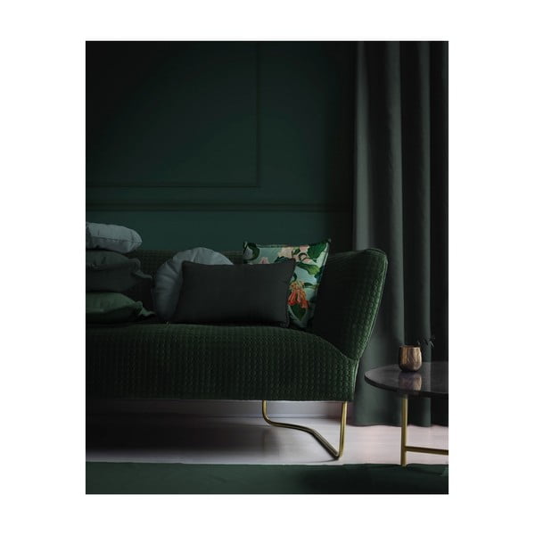 Ümmargune dekoratiivpadi sametkattega Türkiissinine, ⌀ 35 cm - Velvet Atelier-image-2