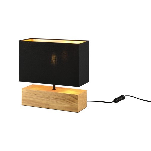 Must lauavalgusti tekstiilist varjuga (kõrgus 30 cm) Woody - Reality-image-1