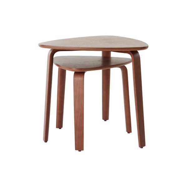 Abilauad komplektis 2 tükki pähklipuust kaunistusega 55x56 cm Tulua - Jotex-image-3