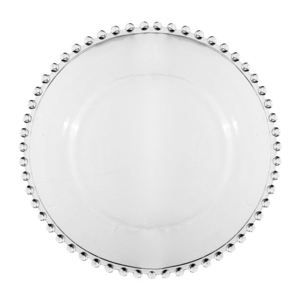 Skleněná talíř Côté Table Pearloa, ⌀ 26,5 cm