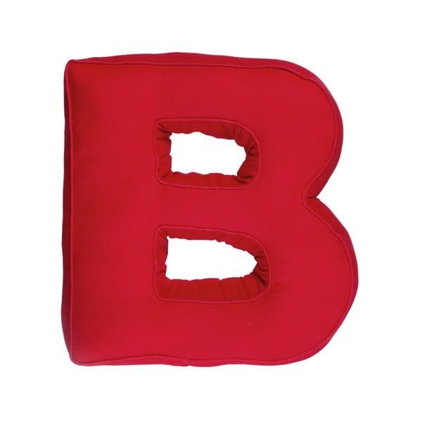 Látkový polštář B, červený