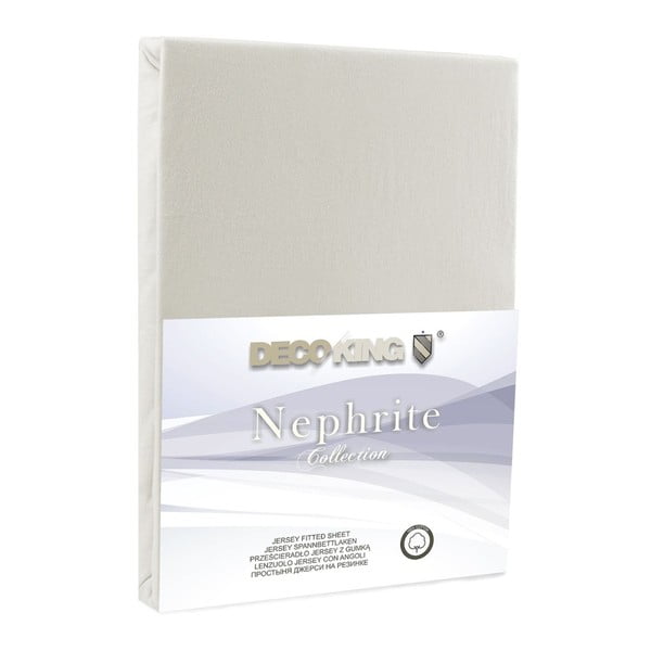 Kreemjas elastne lina , 220/240 x 220 cm Nephrite - DecoKing-image-2