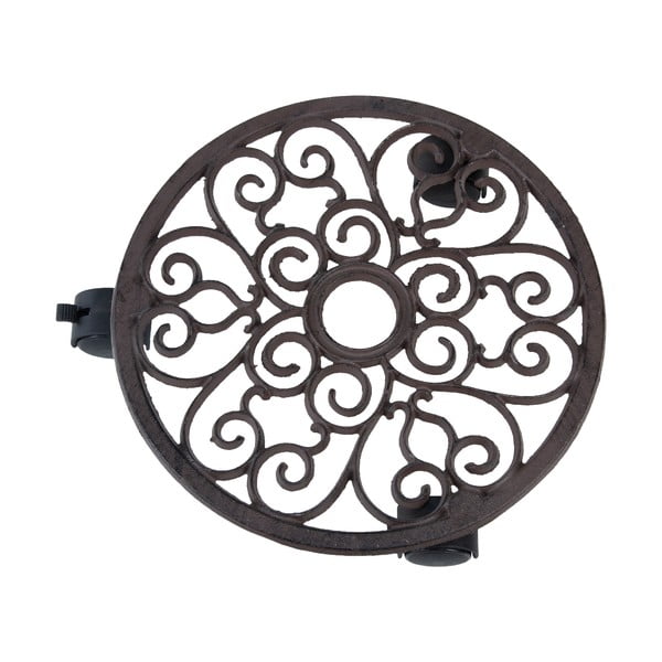 Metall mobiilne alus lillepottidele ø 29 cm (kõrgus 7 cm) – Esschert Design-image-2